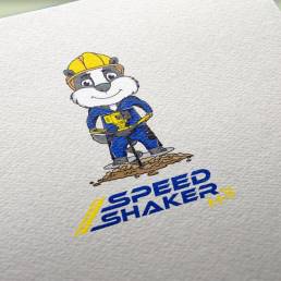 Illustration einer Werbefigur